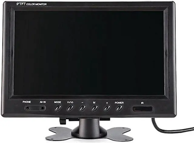Alt view image 2 of 5 - 9" TFT LCD Screen Car Monitor Headrest monitor Use for Truck Bus Motorhome Car and CCTV Security System,Rearview camera optional