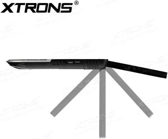 Alt view image 4 of 5 - 11.6" Ultra-Thin Touch Buttons Flip Down Car Monitor Car Roof Monitor Roof Mounted Monitor with 170 Degrees Rotating Angle