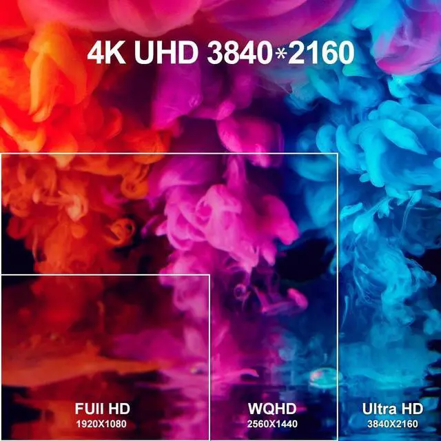 Alt view image 3 of 5 - 15.6 Inch 4K Monitor for Xbox One X S Call of Duty 4 UHD Portable Display Type C Mini  Laptop Second Screen PS4 Pro