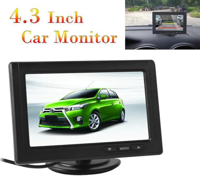 Main image of 4.3 Inch Car Monitor Car Rear View Parking Backup 480 x 272 Color TFT LCD Screen Display for Reverse Camera Parking For Rearview