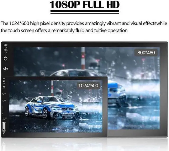 Main image of Car MP5 Player HD Touch Screen Reversing Bluetooth Car Headrest Monitor 4K 1080P Touch Screen with camera hot sale