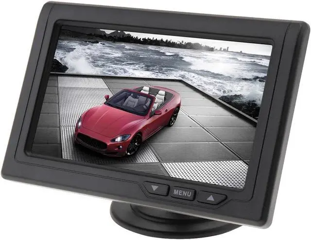 Alt view image 4 of 5 - 4.3 Inch Car Monitor Car Rear View Parking Backup 480 x 272 Color TFT LCD Screen Display for Reverse Camera Parking For Rearview