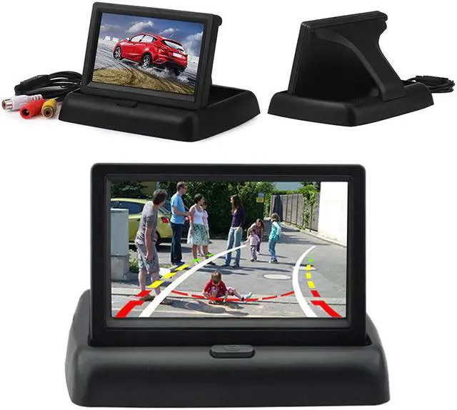 Alt view image 4 of 5 - Radio Multimedia Player 4.3 Inch HD Player Touch Digital Display Bluetooth Auto Radio Backup Monitor Screen Playing