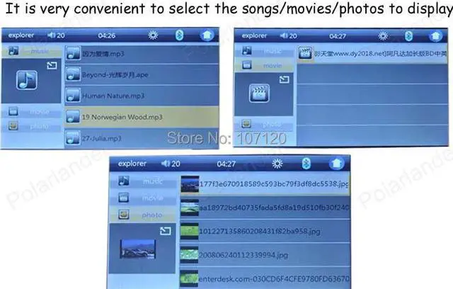 Alt view image 3 of 5 - 7 Inch 2 din Car Radio HD Autoradio MP5 Player Touch Screen Auto audio Car Stereo Bluetooth Mirror Link radio cassette player