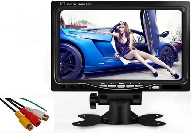 Alt view image 3 of 5 - 4.3/5/7Inch Car Monitor TFT LCD Color Display Monitor For Car Bus Truck Cctv Reverse Rear View Backup Camera