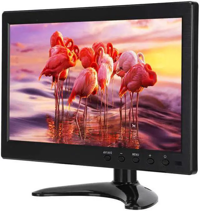 Main image of 10.1-Inch Portable Monitor 1024x600 Widescreen LCD Display Support / VGA / BNC / AV Input with Dual Speakers (100-240V)