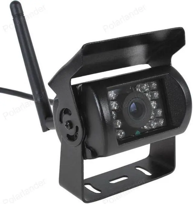 Alt view image 4 of 5 - Digital Display 800*480 Resolution 7 inch Car Monitor Screen with 18LED Rearview Camera +Remote Control wireless kit