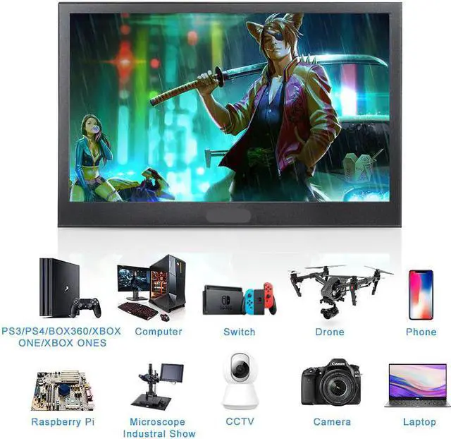 Alt view image 5 of 5 - 15.6 inch 4K portable monitor HD portable monitor touch portable monitor