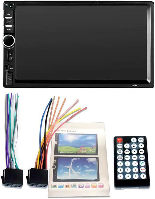 Alt view image 5 of 5 - 2 din Car Multimedia Player GPS Navigation with Map 7 inch HD Touch Screen Bluetooth Radio MP3 MP5  7018G Radios(Europe)