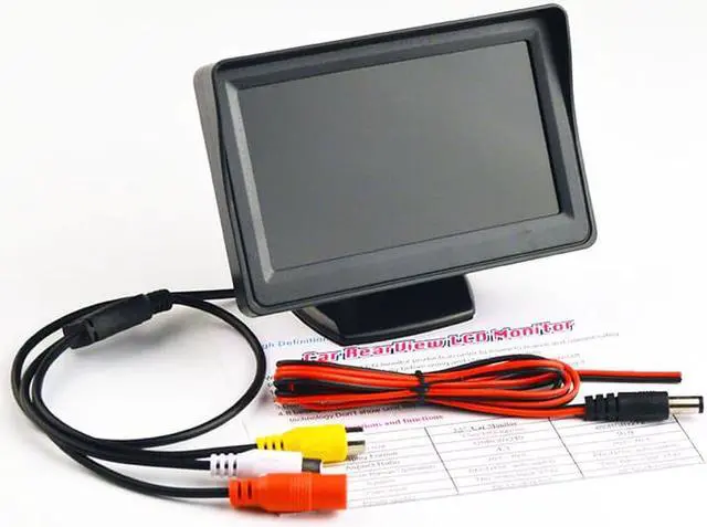 Alt view image 2 of 5 - 4.3 Inch Auto Parking System HD Car Rearview Mirror Monitor with 170 Degrees Waterproof for rear view camera