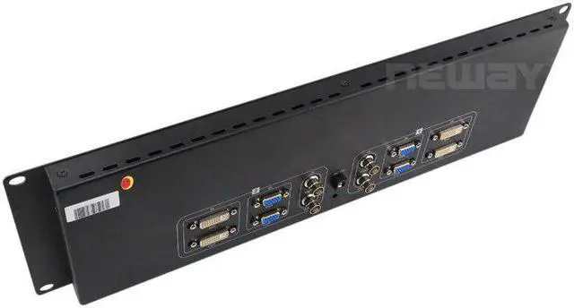 Alt view image 5 of 5 - RM71D 3U Rackmount 7 inch Dual Monitors  DVI VGA Video Input&Out