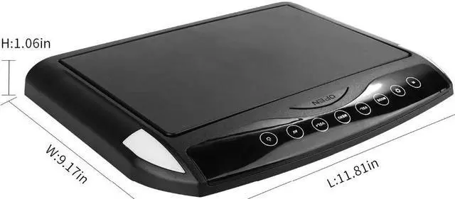 Alt view image 5 of 5 - 10.1/12.1 inch Flip Down Monitor 1080P HD Player FM Ultra Thin Car DVD Player 2-Way Video Input Car Roof Mounted TFT LCD Monitor