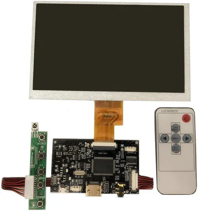 Alt view image 3 of 5 - 7 Inch Screen LCD Display with Audio Driver Board Monitor for Raspberry Banana/Orange Pi Mini Computer