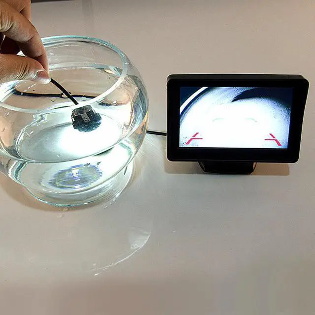 Alt view image 5 of 5 - 2In1 Car Parking System Kit 4.3" TFT LCD Color Monitor HD Display Screen + Rear View Camera Waterproof Backup