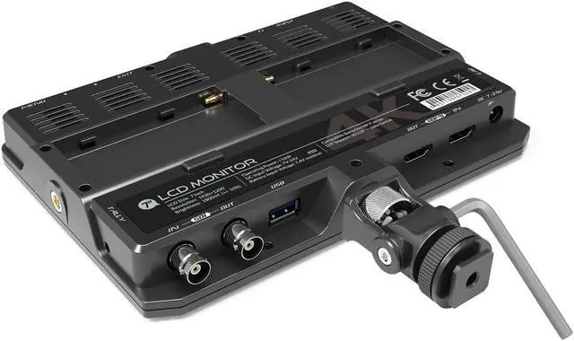 Alt view image 5 of 5 - H7S 7" 4K Ultra Brightness On-Camera Monitor w Full HD Resolution 4K- & 3G-SDI Input Output Moniter for Photography