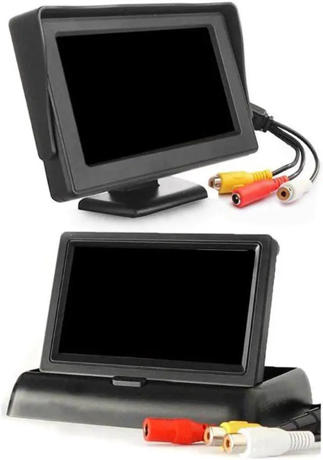 Main image of 4.3 inch Car Monitor for Rear View Camera Screen Reverse Camera Monitor Display Two AV Inputs Color Video Screen