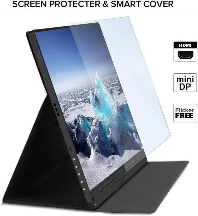 Alt view image 5 of 5 - 15.6 Inch FHD 1080p HDR Gaming Monitor USB Type C Mini  Computer Display IPS Screen  for PS3 PS4 Xbox Raspberry PI