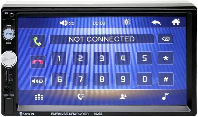 Alt view image 5 of 5 - Universal 2 Din Car Multimedia Player Autoradio Car Stereo 7" Touch Screen Video Mp5 Player Auto Radio Rearvi Camera