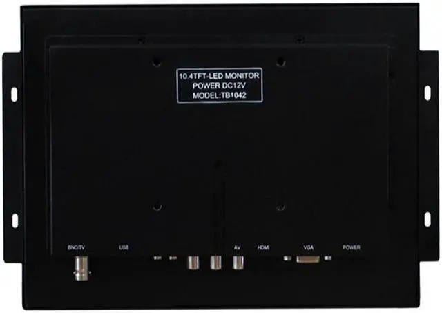 Alt view image 3 of 5 - 10.4 Open Frame Industrial monitor/ metal monitor with VGA /AV/BNC/  Computer LED monitor 800*600