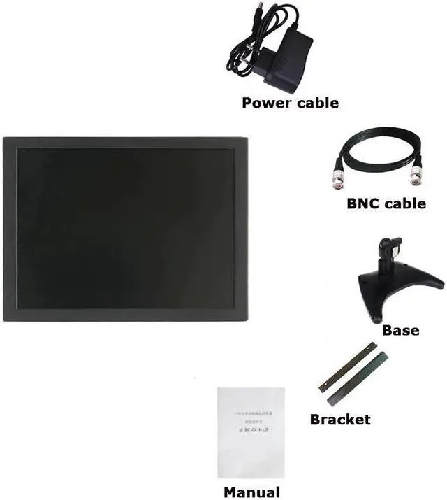 Alt view image 5 of 5 - 10 inch lcd monitor industrial Open frame Resistive touch screen monitor