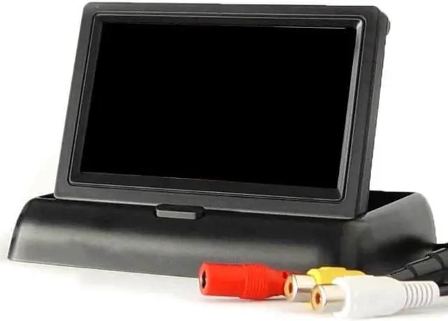 Alt view image 4 of 5 - 4.3 inch Car Monitor for Rear View Camera Screen Reverse Camera Monitor Display Two AV Inputs Color Video Screen