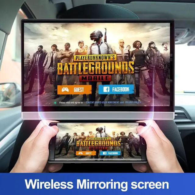Alt view image 3 of 5 - TV Headrest Monitor Touch Screen 13.3 Inch Android 9.0 4K 1080P WIFI/Bluetooth/USB/SD//FM/Mirror link movie Video player