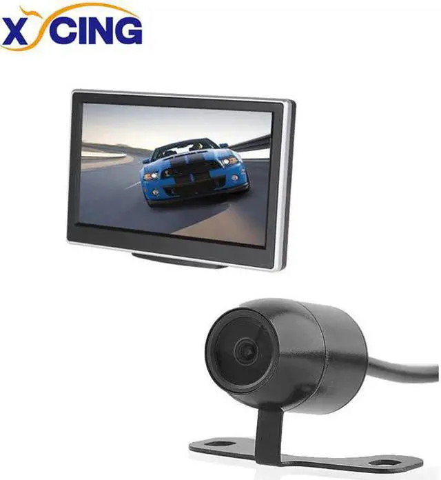 Main image of 800 x 480 Pixel Car Monitor 5 Inch TFT LCD Screen Rear View Monitor RVC-203 + E300 Car Rear View Reverse Backup Camera