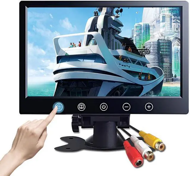Main image of 10.1 inch AV TFT LCD Car Monitor portable Rearview Backup Camera Screen 1024*600 CCTV display 7 mini pc monitor