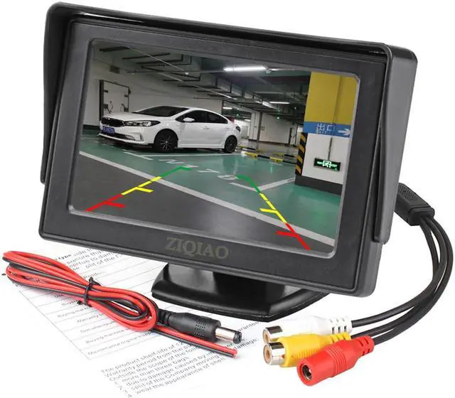 Alt view image 2 of 5 - Monitor Rear View Monitor 4.3" TFT LCD Screen Rearview Reverse Parking Monitor System with Rear View Camera Optional