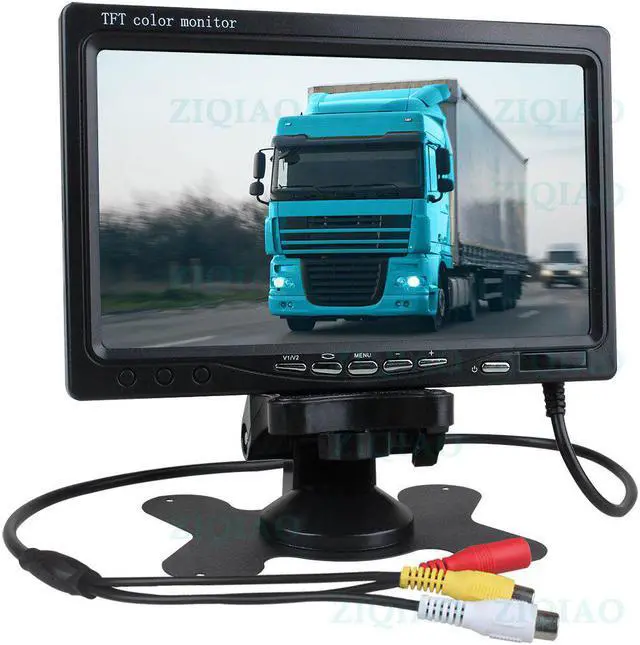 Alt view image 4 of 5 - 7 Inch Truck Bus Reverse Parking Monitor with IR Camera Monitor Display System Set