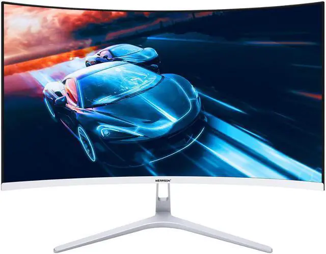 Alt view image 3 of 5 - 32 Inch Curved Gaming Monitor 1800R 75Hz Frameless with DVI DP Audio,VESA,FreeSync,Flicker-Free,Eye Care Tech