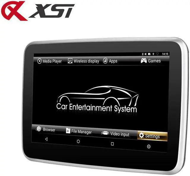 Alt view image 3 of 5 - 10.1 Inch Android 6.0 Car Headrest Monitor Touch Screen HD 1080P Mp5 Player Mirror Link WIFI/USB/SD//Bluetooth/FM