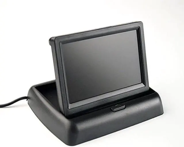 Alt view image 4 of 5 - 4.3 Inch Car Monitor Reverse Rear View Backup Camera Auto Parking Assistance Waterproof Night Vision Parking System