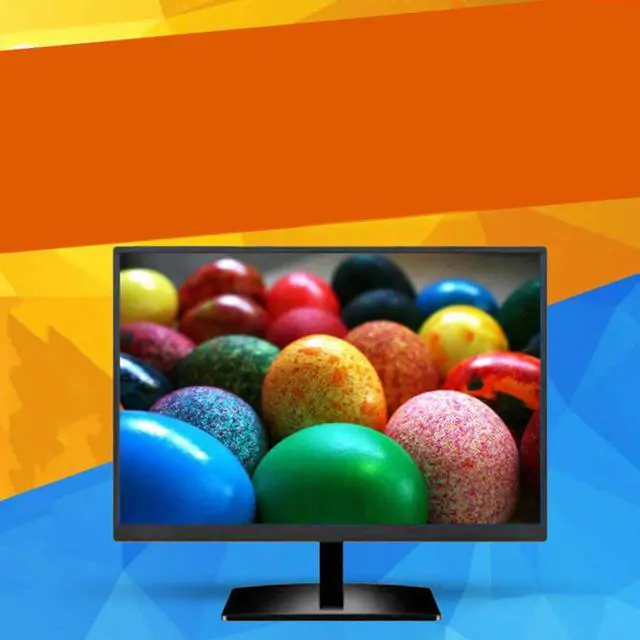 Alt view image 5 of 5 - Monitor LCD Led HD Ultra-Thin 19 Inches Curved Led Monitor Gaming Game Competition  Display Screen