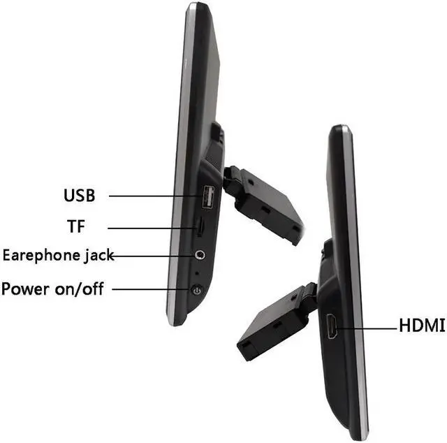 Alt view image 5 of 5 - 11.6" Android 9.0 Car WIFI Headrest Monitor Mirroring HD 1080 4K Touch Screen Support Bluetooth Miracast Built-in Speaker