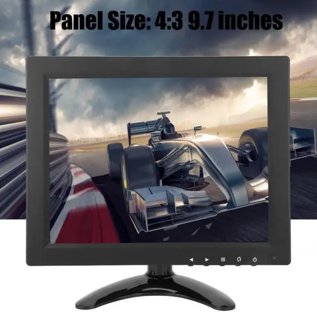 Alt view image 2 of 5 - 9.7 Inch 1024*768 IPS Soft HD LCD PC Computer CCTV Monitor Display /VGA /BNC /AV Input