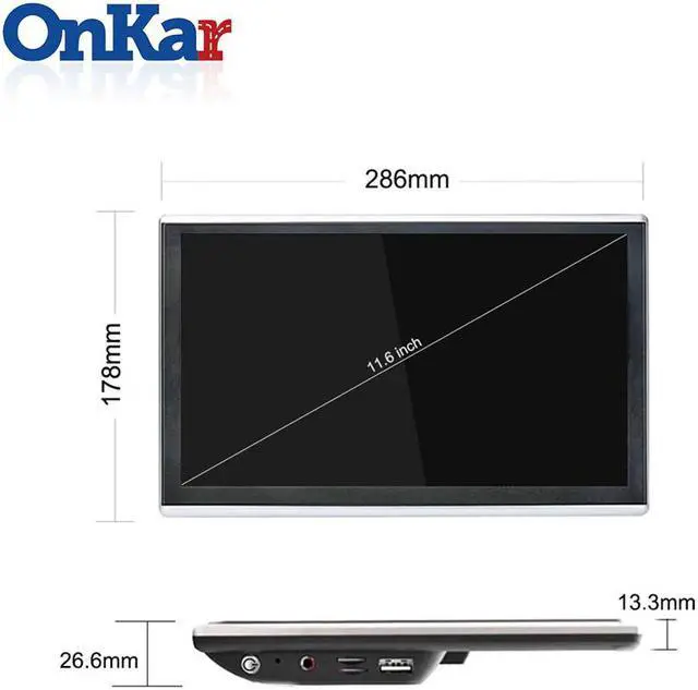 Alt view image 2 of 5 - Car Headrest with monitor Android 9.0 11.6 Inch RAM 2GB ROM 16GB With IN/Out 4K 1080P Video Screen Mirroring USB