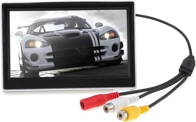 Alt view image 2 of 5 - 5.0 Inch Car Monitor TFT LCD 800*480 Digital Color Screen 2 Way Video Input For Rear View Backup Reverse Camera DVD VCD DC 12V