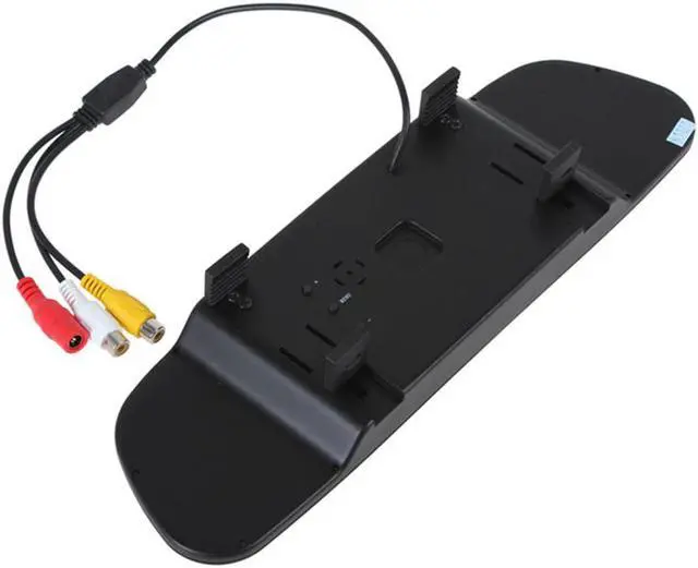 Alt view image 4 of 5 - 5 inch TFT LCD HD800*480 screen Car Monitor Mirror Reversing Parking Monitor with 2 video input, Rearview camera optional