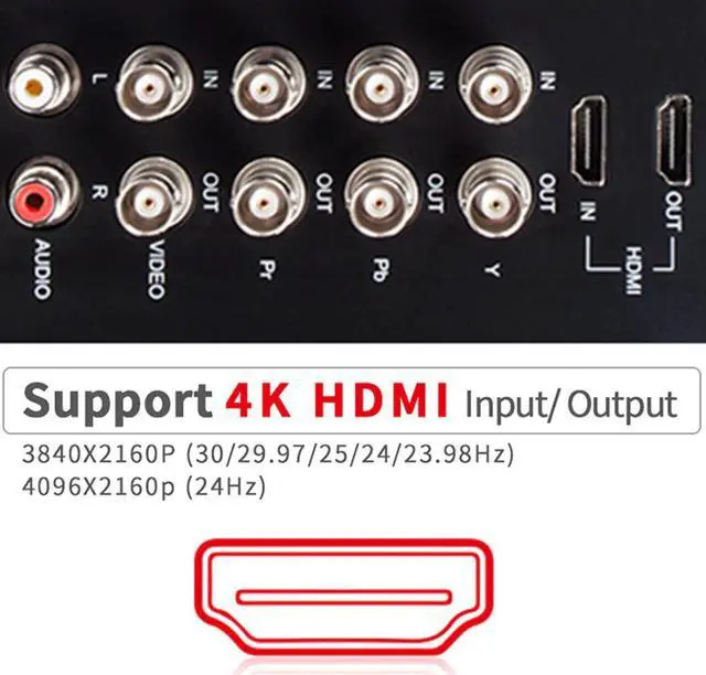 Alt view image 3 of 5 - FW1018V1 10.1 inch Camera Field Monitor 4K Full HD 1920x1200 IPS Display YPbPr Video Audio Input for DSLR Cameras