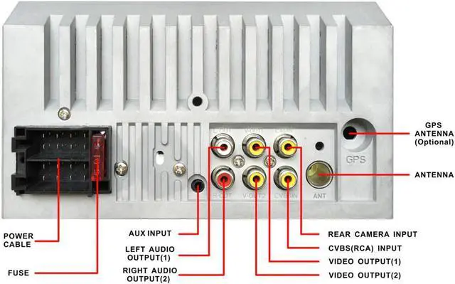 Alt view image 5 of 5 - 7 Inch 2 DIN Car Stereo Radio Multimedia MP5 Player FM USB AUX HD bluetooth HD Touch Screen Support Rear Camera Universal Radio