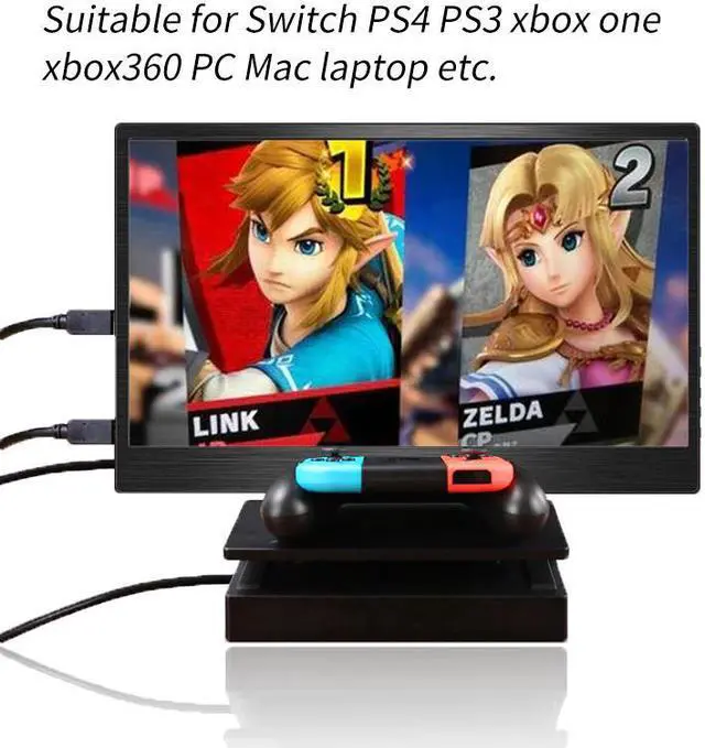 Alt view image 4 of 5 - 4K Portable Monitor 15.6 Inch 3840X2160 IPS LCD display  DP type-C  for PC laptop phone PS4 switch XBOX 1080P gaming monitor