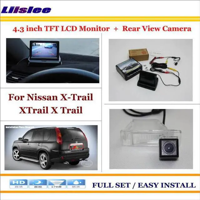 Main image of camera For Nissan X-Trail XTrail X Trail 2007-2012 Car Back up Rear View Camera 4.3" LCD Monitor Parking System