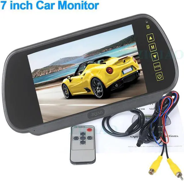 Alt view image 2 of 5 - 7" 5" 4.3" Lcd Color Car Monitor Rear View Mirror Monitor Foldable Display Optional