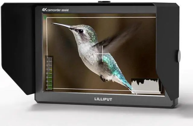 Alt view image 2 of 5 - A8 8.9 inch Monitor for DSLR Camera Utra Slim IPS Full HD 1920x1200 4K 3D-LUT On-camera Video Field Monitor