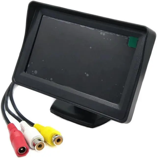 Alt view image 2 of 3 - 4.3 inch TFT LCD screen Car Monitor Car Reversing Parking Monitor with 2 video input