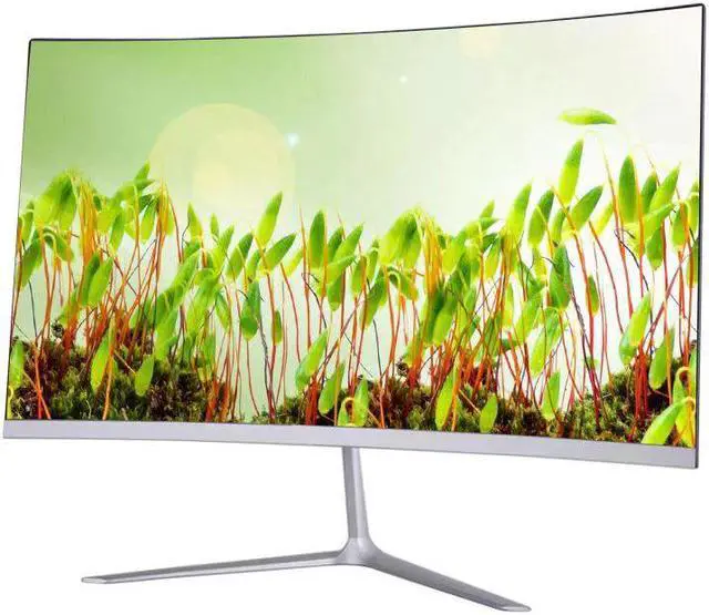Alt view image 3 of 5 - Super Thin Gaming pc Monitor 32 inch Curved Screen LED backlight 1080p computer Monitor