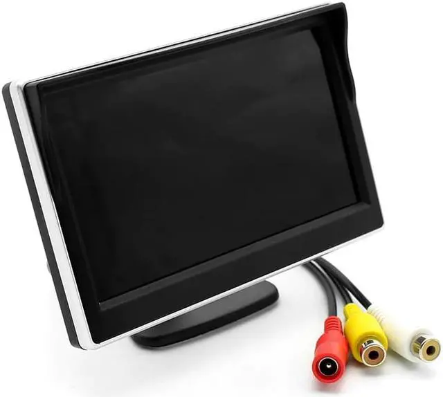 Alt view image 2 of 5 - 5 Inch 800*480 TFT LCD Car Parking Monitor With Rear View Camera, Trajectory Parking Line and Starlight Night Vision Camera