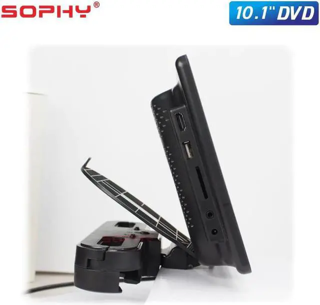 Alt view image 5 of 5 - 10.1 Inches External Car Headrest DVD Player Rear Seat Screen Monitor DVD/VCD USB/SD//IR/FM SH1018DVD