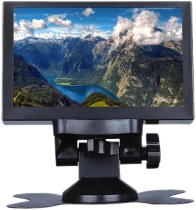Main image of Mini 5 Inch Monitor 5CH VGA/BNC/AV/HD/Ypbpr LCD Display Screen 800 x 480 Cross Line for DVR, DVD, PC, CCD, CCTV, Camera